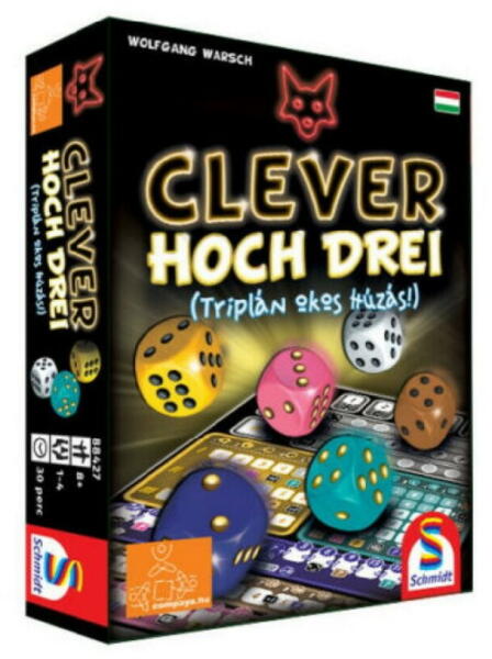 Vásárlás: Schmidt Spiele Clever hoch Drei - Triplán okos húzás! Társasjáték  árak összehasonlítása, Clever hoch Drei Triplán okos húzás boltok