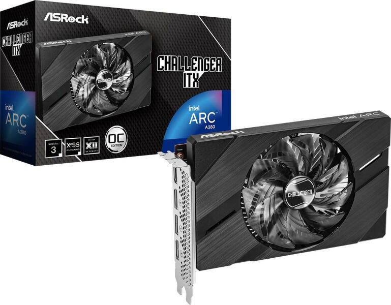 Intel Arc A380 Challenger ITX 6GB OC (A380 CLI 6GO)