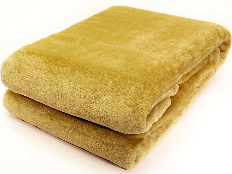 Vásárlás: Mikroszálas takaró - pléd - 150x200 cm / mustár színben Takaró,  pléd árak összehasonlítása, Mikroszálas takaró pléd 150 x 200 cm mustár  színben boltok
