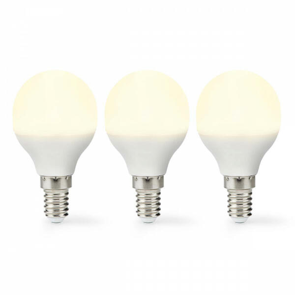 Vásárlás: Nedis Szabályozható LED izzó - E14 - G45 - 6 W - 470 lm - 3 db  (LBE14G452P3) LED izzó árak összehasonlítása, Szabályozható LED izzó E 14 G  45 6 W 470 lm 3 db LBE 14 G 452 P 3 boltok