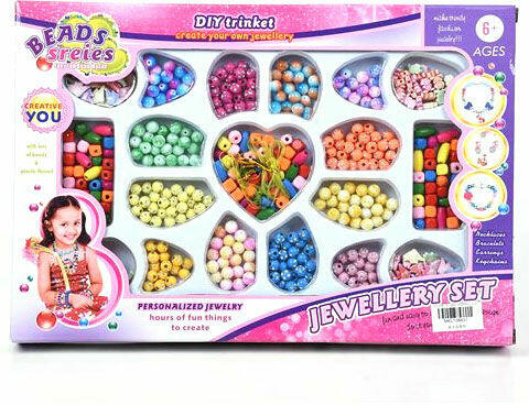 Beads Series ékszerkészítő szett színes gyöngyökkel (MKL108437)