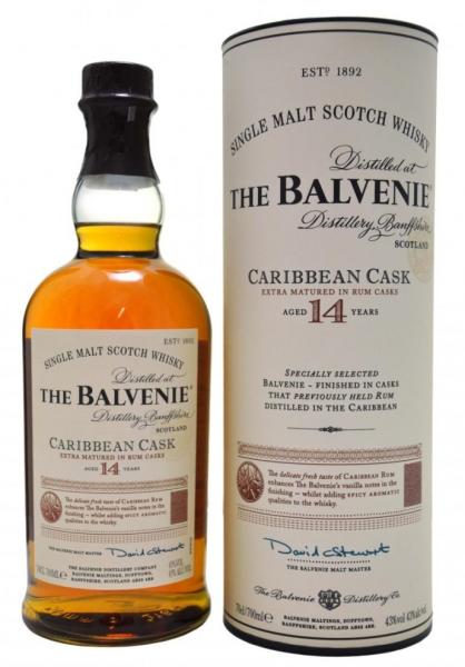 THE BALVENIE Caribbean Cask 14 Years 0,7 l 43% (Whisky) - Preturi
