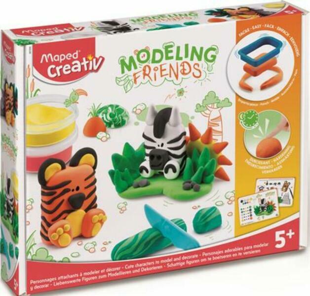 Creativ Modeling Friends Wild vadvilág modellező gyurma készlet (IMAC907205)