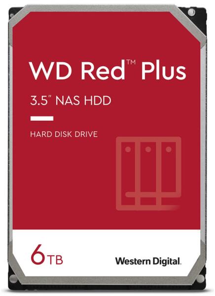 Western Digital Red Plus 3.5 6TB 5400rpm 256MB SATA3 (WD60EFPX