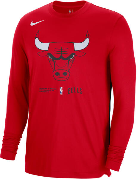 Nike Tricou cu maneca lunga Nike Dri-FIT NBA Chicago Bulls dn8120-657  Marime L (Pulover barbati) - Preturi