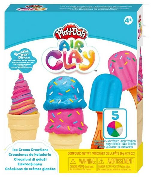 Play-Doh: Air Clay levegőre száradó gyurma - Jégkrém készítés (9082)