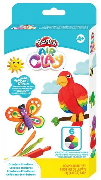 Play-Doh: Air Clay levegőre száradó gyurma - Állatok és rovarok (9080)