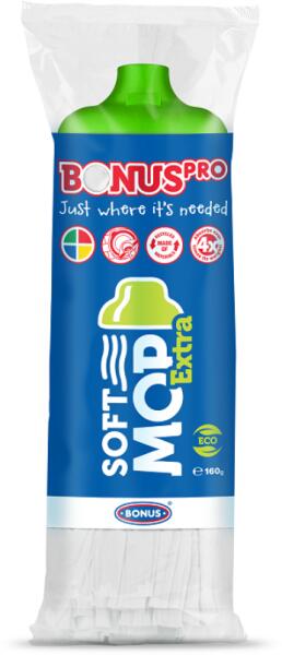 Softmop extra felmosófej 160gr - zöld