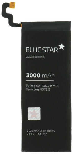 Blue Star Samsung Galaxy Note 5 Akkumulátor 3000mAh Li-Ion EB-BN920ABA Blue  Star Premium vásárlás, olcsó Mobiltelefon akkumulátor árak, akciók