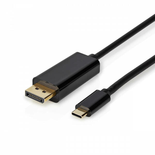 Nedis USB-C - DisplayPort kábel - 4K@60Hz - 2 m (CCGB64352BK20) vásárlás,  olcsó Nedis USB-C - DisplayPort kábel - 4K@60Hz - 2 m (CCGB64352BK20) árak,  Kábel, csatlakozó akciók