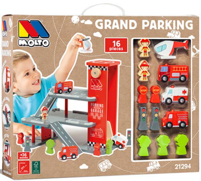 Nature Grand Parking fa pakolóház játékszett (21294)