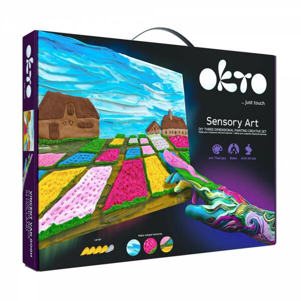 Sensory Art: Képkészítő gyurmakészlet Vincent van Gogh - Virágágyások Hollandiában (10001)