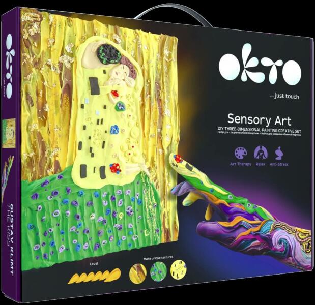 Sensory Art: Képkészítő gyurmakészlet Gustav Klimt - A csók (10006)