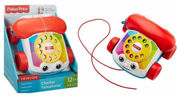 Mattel Fisher-Price: Telefon clasic pentru dezvoltarea abilităţilor (FGW66)  (Jucării pentru bebelusi) - Preturi