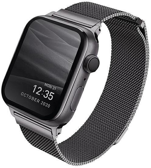 Vásárlás: UNIQ Apple Watch 42/44/45 mm Dante Milanese fém szíj -  grafitszürke (8886463675786) Sportóra, okosóra kiegészítő árak  összehasonlítása, Apple Watch 42 44 45 mm Dante Milanese fém szíj  grafitszürke 8886463675786 boltok