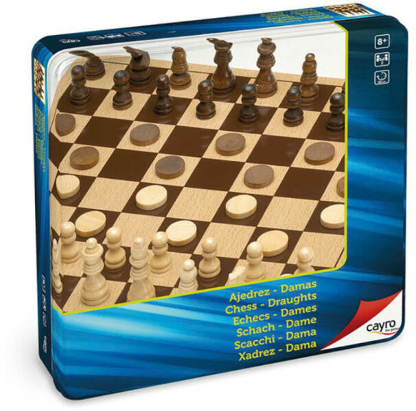 Vásárlás: Sakk és dáma játék - fémdobozos (CY751) Sakk árak  összehasonlítása, Sakk és dáma játék fémdobozos CY 751 boltok