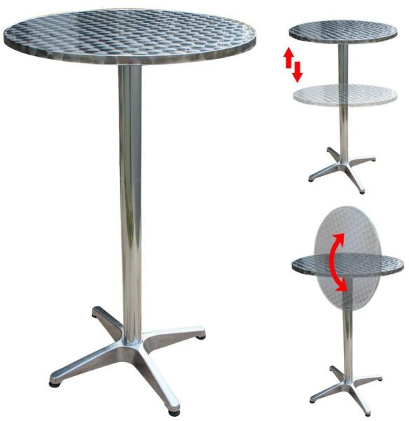 Vásárlás: Jago Rendezvény asztal állítható magasságú 74-114 cm magas 60 cm  asztallap Ø 6, 3 cm csőátmérő lehajtható rozsdamentes könyöklő fém asztal  Bárasztal árak összehasonlítása, Rendezvény asztal állítható magasságú 74  114 cm