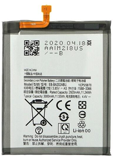 gigapack Akku 3000 mAh LI-Polymer (belső akku, beépítése szakértelmet  igényel, EB-BA202ABU / GH82-20188A kompatibilis) Samsung Galaxy A20e (SM-A202F)  (GP-99479) vásárlás, olcsó Mobiltelefon akkumulátor árak, akciók