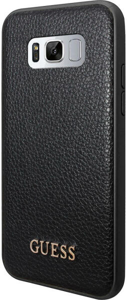 GUESS Husa Protectie Spate Guess GUHCS8LIGLBK Negru pentru SAMSUNG Galaxy S8  Plus (161358) (Husa telefon mobil) - Preturi