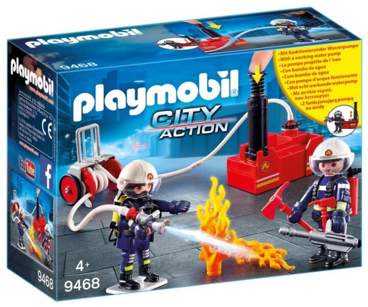 Playmobil Playmobil, City Action, Pompierii si pompa de apa, 9468 (Playmobil)  - Preturi