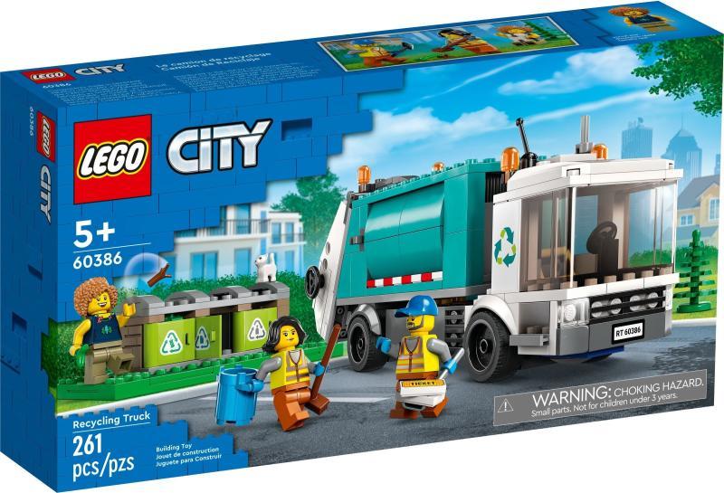 Vásárlás: LEGO® City - Szelektív kukásautó (60386) LEGO árak  összehasonlítása, City Szelektív kukásautó 60386 boltok