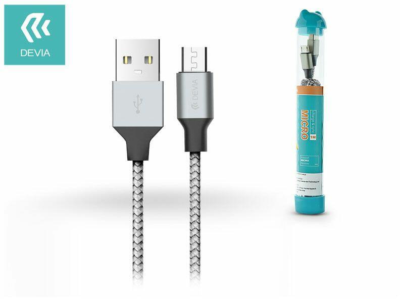 DEVIA USB - micro USB adat- és töltőkábel 1 m-es vezetékkel - Devia Tube  for Android USB 2.4A vásárlás, olcsó DEVIA USB - micro USB adat- és  töltőkábel 1 m-es vezetékkel -