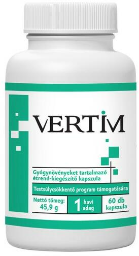 Vásárlás: Vertim Gyógynövényeket tartalmazó kapszula 60 db  Táplálékkiegészítő árak összehasonlítása,  Gyógynövényekettartalmazókapszula60db boltok