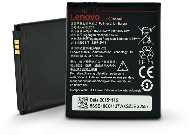 Lenovo BL253 (A2010, A1000) 2050mAh Li-ion, OEM jellegű, akkumulátor  (BL253) vásárlás, olcsó Mobiltelefon akkumulátor árak, akciók