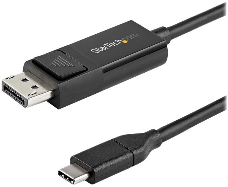 StarTech StarTech. com 6ft (2m) USB C to DisplayPort 1.2 Cable 4K 60Hz -  Reversible DP to USB-C / USB-C to DP Video Adapter Monitor Cable HBR2/HDR -  USB / DisplayPort cable -