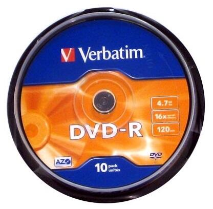 DVD-R írható DVD lemez 4, 7GB 10db hengeres (43523)