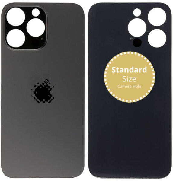 Apple iPhone 14 Pro Max - Sticlă Carcasă Spate (Space Black