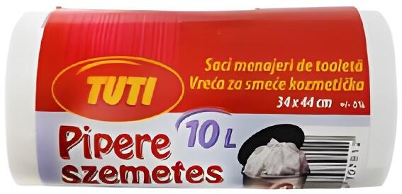 Szemeteszsák TUTI 10L pipere 40 db/tekercs 13940 (PDP_442)