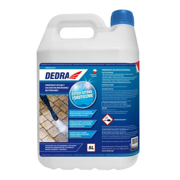 DED8823A55 térkő tisztító koncentrátum magasnyomású mosóba 5 liter (DED8823A55)