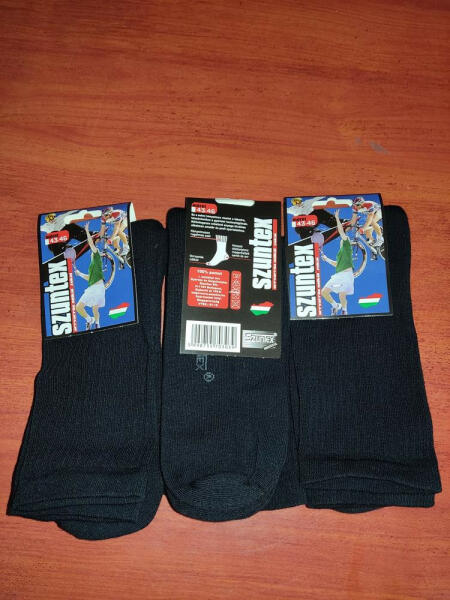 Vásárlás: SZUNTEX talp frottíros sportzokni 3db-os csomagban, fekete  (SX745-039-3BL) Férfi zokni árak összehasonlítása, talp frottíros  sportzokni 3 db os csomagban fekete SX 745 039 3 BL boltok