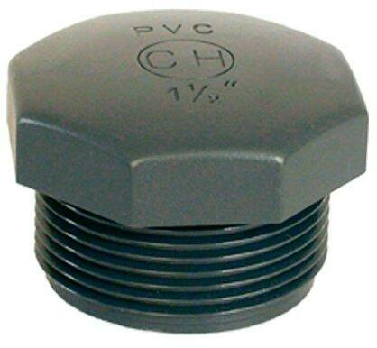PVC idom - Zárókupak 3/4 ext, DN=3/4, külső menet