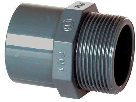 PVC idom - külső menetes szűkítő karmantyú 50-40 x 1