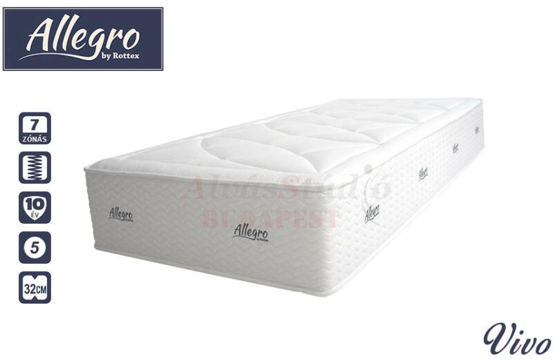 Vásárlás: Rottex Allegro Vivo zsákrugós matrac 200x220 Matrac árak  összehasonlítása, Allegro Vivo zsákrugós matrac 200 x 220 boltok