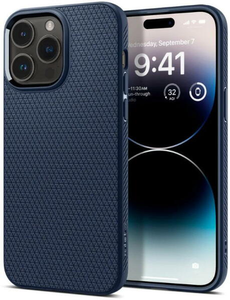 Apple iPhone 14 Pro Liquid Air cover navy blue (ACS04958)