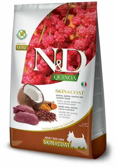 Quinoa Skin & Coat Adult Mini venison & coconut 2,5 kg