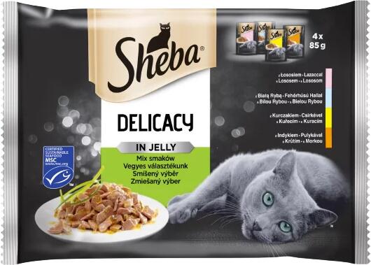 Delicacy in jelly mix 4x85 g