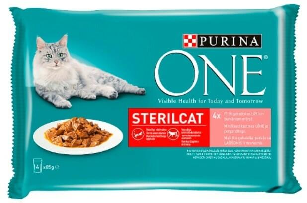 Sterilcat salmon 4x85 g