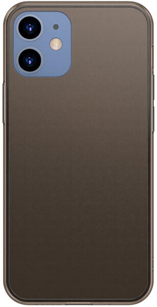 Apple iPhone 12 Frosted Glass cover black (WIAPIPH54N-WS01)