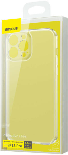 Apple iPhone 13 Pro Frosted Glass Protective cover transparent (ARWS000102)