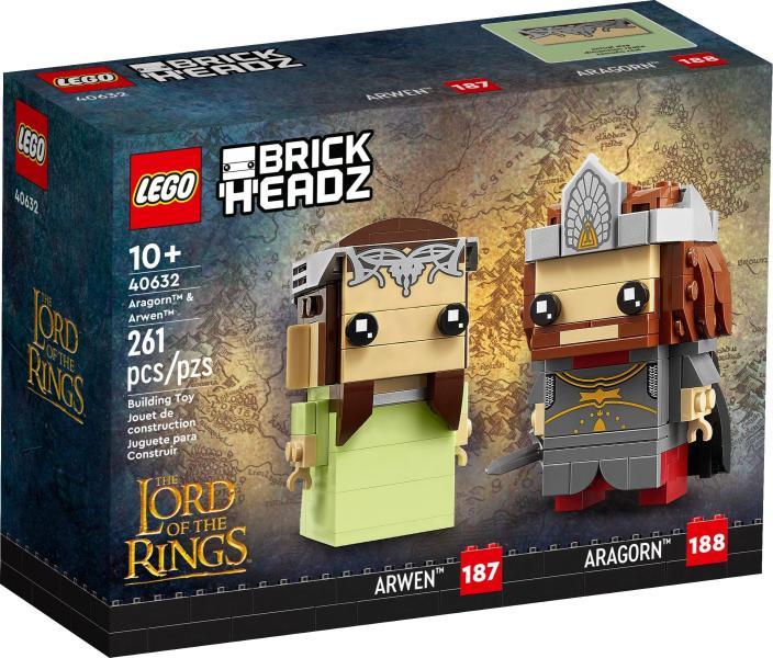 Vásárlás: LEGO® BrickHeadz - A Gyűrűk Ura - Aragorn és Arwen (40632) LEGO  árak összehasonlítása, BrickHeadz A Gyűrűk Ura Aragorn és Arwen 40632 boltok