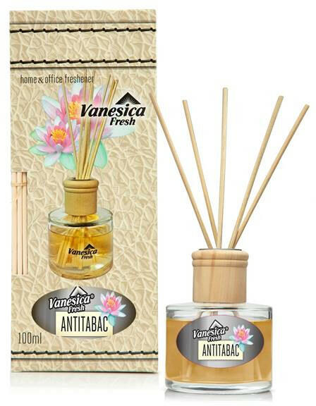Vanesica Fresh Odorizant betisoare pentru camera Antitabac 100 ml  (6420591000632A) (Parfum de camere) - Preturi