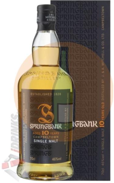 SPRINGBANK 10 Years 0,7 l 46% (Whisky) - Preturi