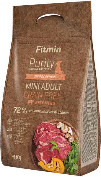 Dog Purity Grain Free Adult Mini Beef 4 kg