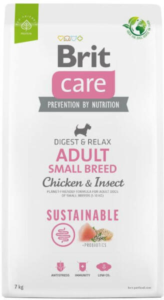 Care Sustainable Adult Small Breed Chicken & Insect 7 kg