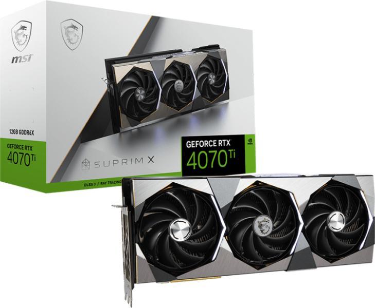 MSI GeForce RTX 4070 Ti GAMING X TRIO 12GB GDDR6X 192bit (V513