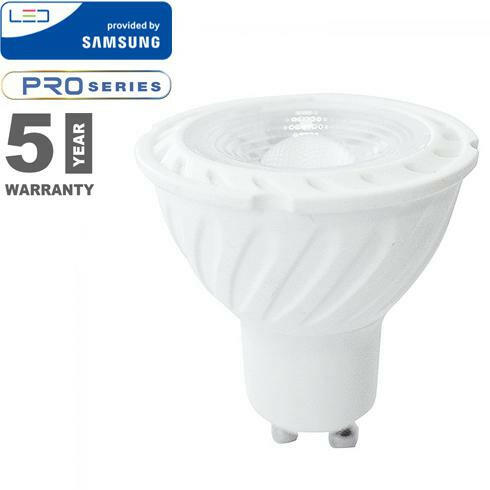 Vásárlás: V-TAC LED lámpa Gu-10 7W 38° hideg fehér Samsung (18155) LED izzó  árak összehasonlítása, LED lámpa Gu 10 7 W 38 hideg fehér Samsung 18155  boltok
